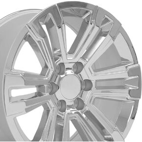 إطارات OE Wheels CV44 مقاس 20 بوصة تناسب طراز يوكون دينالي 6x139.7 20x9 كروم - هولاندر 5822 (1) in Saudi Arabia