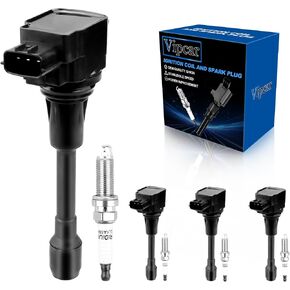 Set of 4 Ignition Coil Pack UF549 and Iridium Spark Plugs Compatible with Nissian 2007-2015 ALtima 2.5L, 2008-2015 Rogue 2.5L, 2007-2015 Sentra 1.8/2.0/2.5, Urvan Versa QX60 FX50 in Saudi Arabia