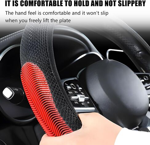 Elastic Stretch Car Steering Wheel Cover, Breathable No Inner Ring Vehicle Steering Wheel Protector, 15 Inch Ice Silk Anti Slip Automotive Accessories, Universal Fit (Black/Coffee) in Saudi Arabia