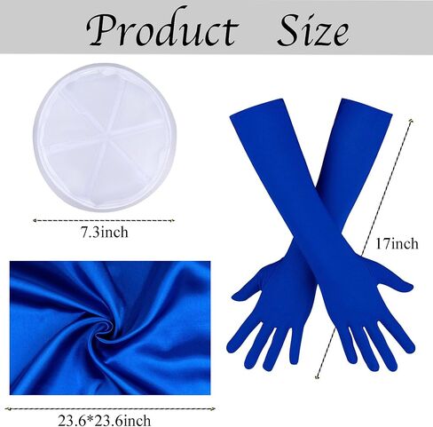 5 PCS Sailor Costume for Adult Sailor Hat Blue Socks Gloves Scarf Eye Mask Halloween Dress Up Cartoon Party Accessories in Saudi Arabia