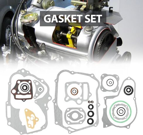 54MM Bore Gasket Kit, Replacement for Coleman Tao Tao Chinese 120cc 125cc Engine ATV Dirt Bike Go Kart Quad 4 Wheeler in Saudi Arabia