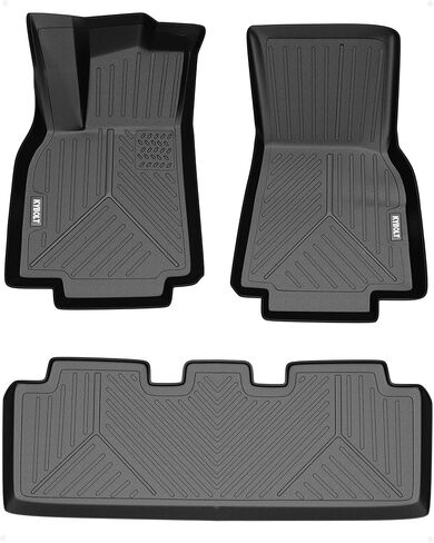 Custom Fit Floor Mats for 2020-2023 Tesla Model 3,6 Pack TPE Floor Liners Compatible with 2020 2021 2022 2023 Tesla Model 3 in Kuwait