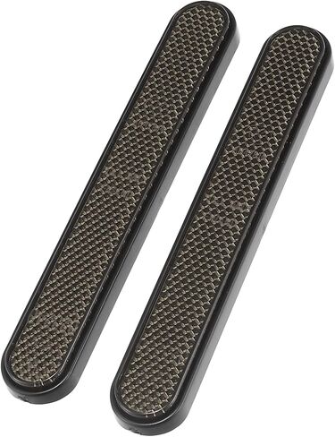 Front Lower Fork Reflector Sticker Rear Saddlebag Reflective Cover Universal Smoke 1 Pair Durable Material Replacement in Saudi Arabia