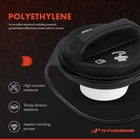 A-Premium Gas Cap Fuel Cap Compatible with Chevrolet Silverado 1500 HD, Tahoe, Suburban 2500, Avalanche, Cavalier & GMC Sierra 3500, Yukon XL & Cadillac Escalade & Buick & Oldsmobile & Pontiac in Saudi Arabia