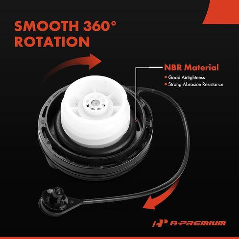 A-Premium Gas Cap Fuel Cap Compatible with Chevrolet Silverado 1500 HD, Tahoe, Suburban 2500, Avalanche, Cavalier & GMC Sierra 3500, Yukon XL & Cadillac Escalade & Buick & Oldsmobile & Pontiac in Saudi Arabia