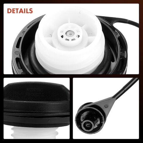 A-Premium Gas Cap Fuel Cap Compatible with Chevrolet Silverado 1500 HD, Tahoe, Suburban 2500, Avalanche, Cavalier & GMC Sierra 3500, Yukon XL & Cadillac Escalade & Buick & Oldsmobile & Pontiac in Saudi Arabia