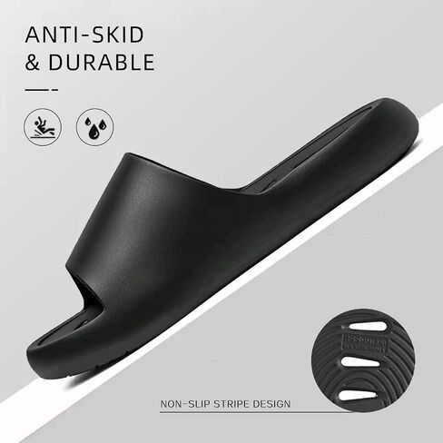 Shower Slippers for Women and Men,Non-Slip Bathroom Shoes Quick Drying, Pool Slides,Indoor Outdoor Sandals in Saudi Arabia