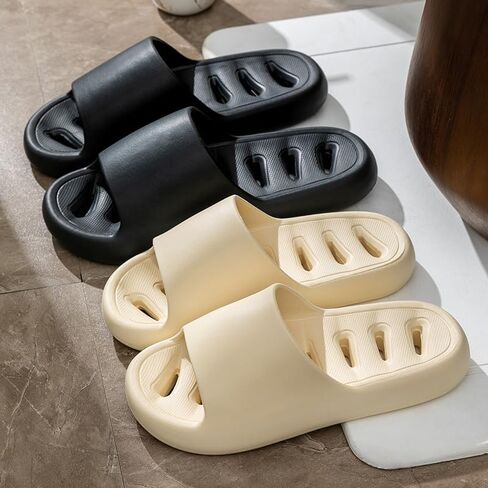 Shower Slippers for Women and Men,Non-Slip Bathroom Shoes Quick Drying, Pool Slides,Indoor Outdoor Sandals in Saudi Arabia