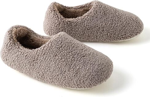 Women's Fuzzy Fleece Closed Back Warm Indoor Slipper House Slipper in Kuwait