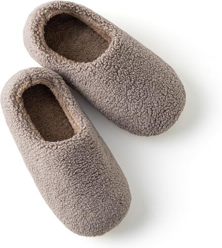 Women's Fuzzy Fleece Closed Back Warm Indoor Slipper House Slipper in Kuwait