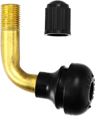 X AUTOHAUX 20pcs Auto Tire Valve Air Tyre PVR70 Valve Stem Bent 90 Degree Angled Snap in Rubber Base for Car Truck Motorcycle Bike Scooter ATV in Saudi Arabia