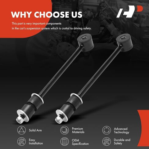 A-Premium 2 × وصلات شريط التثبيت الخلفية، متوافقة مع Ford F-150 F150 1980-1996، F-350 F350 1980-1989، 4WD in Saudi Arabia