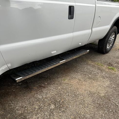 6 Inch Side Steps Running Boards Compatible with 2004-2014 Ford F150 Super Cab (3/4 Size Rear Doors). Nerf Bar Step Bar Black Heavy Duty Steel. in Kuwait