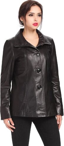 BGSD Women Evelyn Lambskin Leather Jacket (Also available in Plus Size & Petite) in Saudi Arabia
