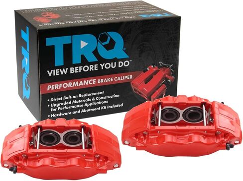 TRQ Performance Front Performance Brake Caliper Set Compatible with 04-05 Subaru Impreza in Saudi Arabia