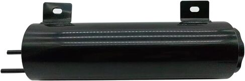 1 SET SHLPDFM Black Overflow Tank 3" X 10" Polished Stainless Steel Radiator Coolant Overflow Puke Tank 32OZ Can Fits for GM, Chevy, GMC, Cadillac, Pontiac, Buick, Ford, Chrysler, Dodge in Saudi Arabia