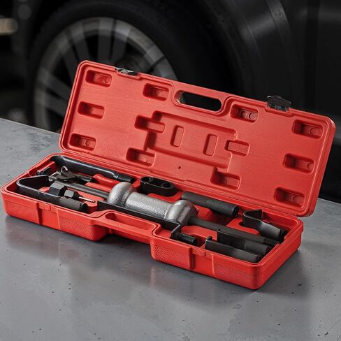 VEVOR Dent Puller Kit, 13 lbs 14-in-1 Slide Hammer Dent Removal Kit, Heavy-Duty Auto Body Truck Repair Automotive Damage Remover Tool Repair Frame with Carrying Case, Extension Rod, Non-Slip Handle in Saudi Arabia