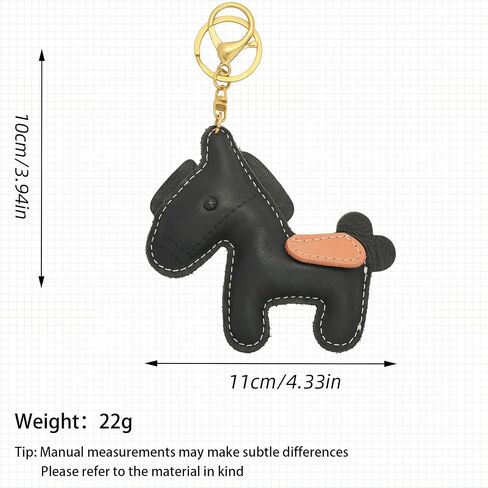 Leather Horse Keychains for Women Car Key Rings Female Handbags Backpacks in Kuwait