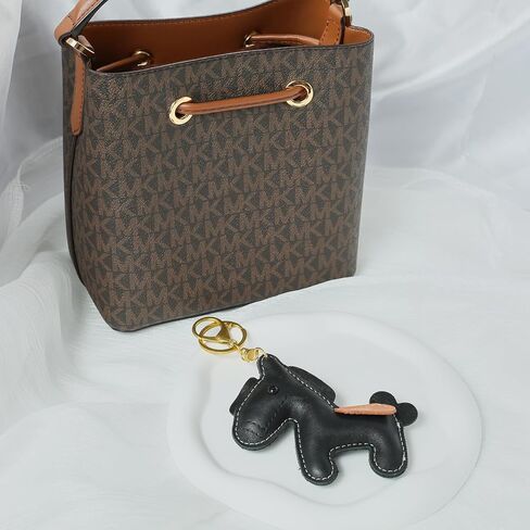 Leather Horse Keychains for Women Car Key Rings Female Handbags Backpacks in Kuwait