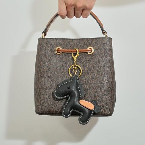 Leather Horse Keychains for Women Car Key Rings Female Handbags Backpacks in Kuwait