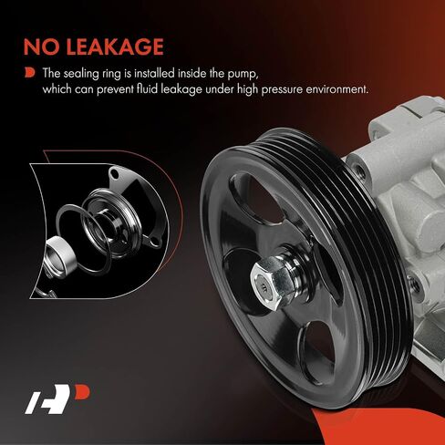 A-Premium Power Steering Pump, with 5-Groove Pulley, Compatible with Subaru Impreza 1997-1998, Legacy 1997-1999 in Saudi Arabia