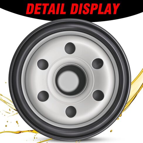 2 قطعة فلتر زيت 16510-87J00، بديل لـ Su-zuki DF25 DF30 DF40 DF50 DF60 DF70، يستبدل 16510-87J01 16510-87J02 in Saudi Arabia