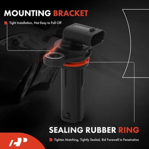 مستشعر موضع العمود المرفقي للمحرك A-Premium متوافق مع Chrysler 200 300 Town & Country & Dodge Avenger Challenger Charger Durango & Jeep Grand Cherokee & Ram ProMaster، استبدال # 05149167AD in Saudi Arabia