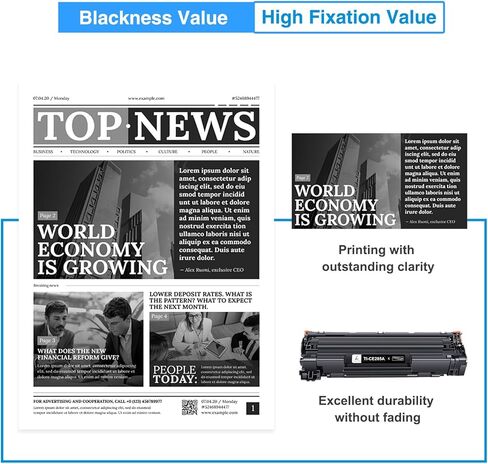 صورة حقيقية متوافقة مع خرطوشة الحبر المتوافقة مع HP 80x CF280X 80A CF280A لـ HP PRO 400 M401A M401D M401N M401DNE MFP M425DN عائد مرتفع (أسود ، 2 حزمة) in Kuwait