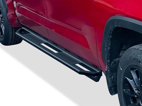 لوحات تشغيل من الفولاذ المقاوم للصدأ مقاس 6.5 بوصات من APS متوافقة مع Toyota Tundra 2022-2025 CrewMax (قضبان Nerf وخطوات جانبية) in Saudi Arabia