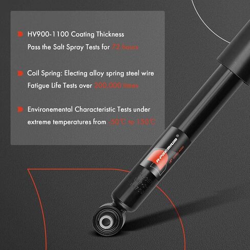 A-Premium Rear Shock Absorber Compatible with GMC Acadia 2017-2018 & Cadillac XT5 2017-2018/2019, without Damping Control, 2-PC Set in Saudi Arabia
