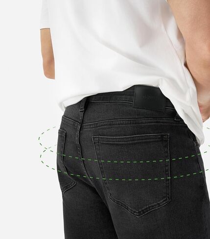 Men's Slim Fit Jeans Stretch Relaxed Fit Fashion Denim Pants in Saudi Arabia