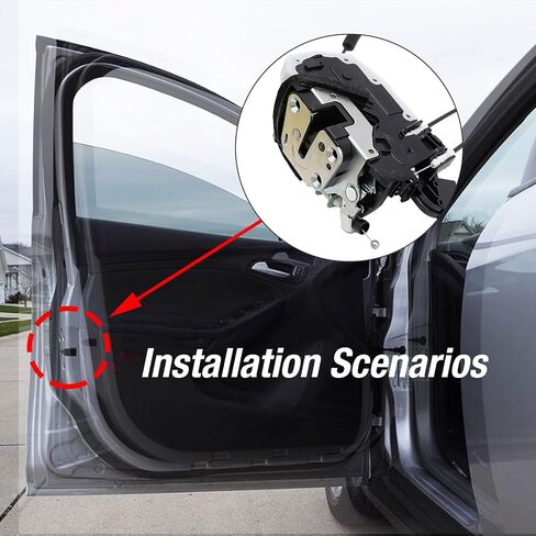 Door Lock Latch Actuator Front Left Side 80501-4HB0A, Replacement for Infiniti Q50 Front Driver LH Side Door Latch Assembly 2014-2020 in Saudi Arabia
