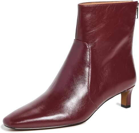 Madewell Women's The Dimes Kitten-Heel Boot in Crinkle Leather Ankle in Saudi Arabia