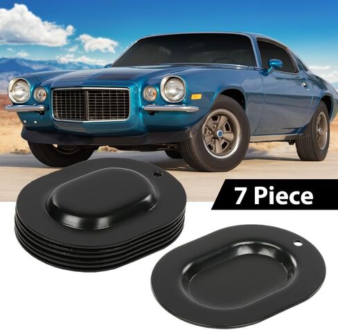 مجموعة لوحة قابس تصريف أرضية صندوق السيارة G-PLUS متوافقة مع A-body/Chevelle/GTO/442/GS 1967-1972، تناسب جميع سيارات GM الكبيرة وجميع GM 1967-1977، تناسب Chevy Camaro/Pontiac Firebird 1967-1981 4 قطع معدنية in Saudi Arabia