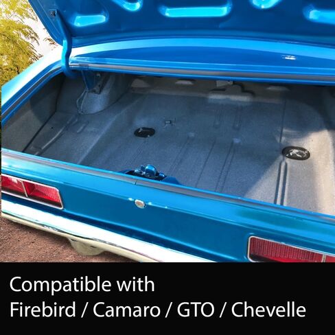 مجموعة لوحة قابس تصريف أرضية صندوق السيارة G-PLUS متوافقة مع A-body/Chevelle/GTO/442/GS 1967-1972، تناسب جميع سيارات GM الكبيرة وجميع GM 1967-1977، تناسب Chevy Camaro/Pontiac Firebird 1967-1981 4 قطع معدنية in Saudi Arabia