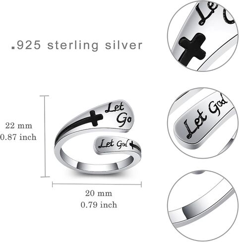 Spoon Rings for Women 925 Sterling Silver Spoon Rings Vintage Thumb Ring Gifts for Women in Saudi Arabia