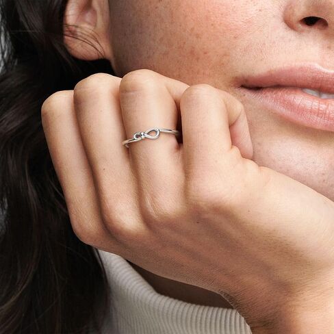 PANDORA Moments Infinity Knot Ring - Sterling Silver Ring - Jewelry for Women - Includes Gift Box in Saudi Arabia