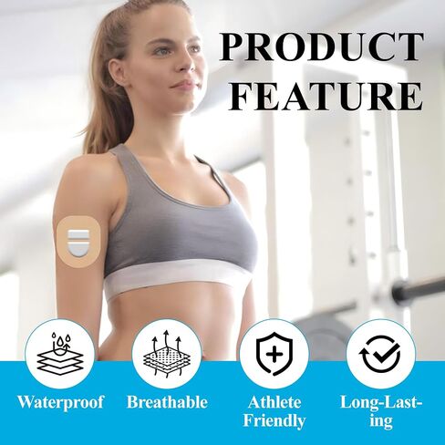 Nepia Omnipod 5 رقعة زائدة من 30 قطعة من اللحم، رقع مقاومة للعرق مقاومة للماء، التصاق طويل الأمد لمدة 14 يومًا، لا يسبب الحساسية وخالي من اللاتكس للبشرة الحساسة in Kuwait
