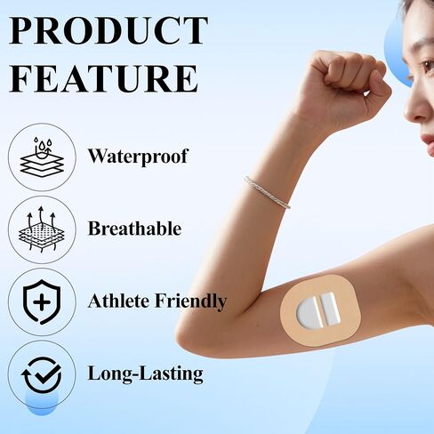 Nepia Omnipod 5 رقعة زائدة من 30 قطعة من اللحم، رقع مقاومة للعرق مقاومة للماء، التصاق طويل الأمد لمدة 14 يومًا، لا يسبب الحساسية وخالي من اللاتكس للبشرة الحساسة in Kuwait