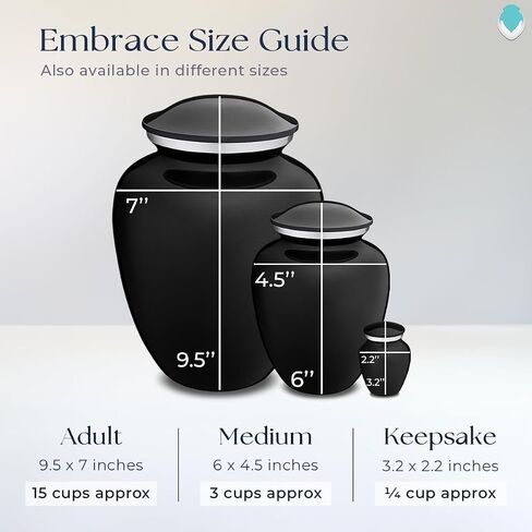 Geturns - Adult Personalized Anchor Cremation Urns for Human Ashes I Large Cobalt Blue Funeral Urn for Men and Women I 200 lbs in Saudi Arabia