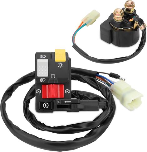 M MATI Handlebar & Starter Relay Switch for Honda Foreman 400 450-S TRX400FW TRX450FM 1995-2004 Manul Shift 35020-HM7-A00 35850-HM7-000 35850-HN0-67135020-HM7-A00 35850-HM7-000 35850-HN0-671 in Saudi Arabia