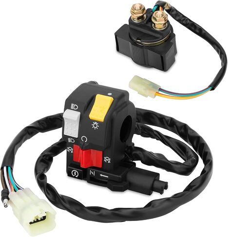 M MATI Handlebar & Starter Relay Switch for Honda Foreman 400 450-S TRX400FW TRX450FM 1995-2004 Manul Shift 35020-HM7-A00 35850-HM7-000 35850-HN0-67135020-HM7-A00 35850-HM7-000 35850-HN0-671 in Saudi Arabia
