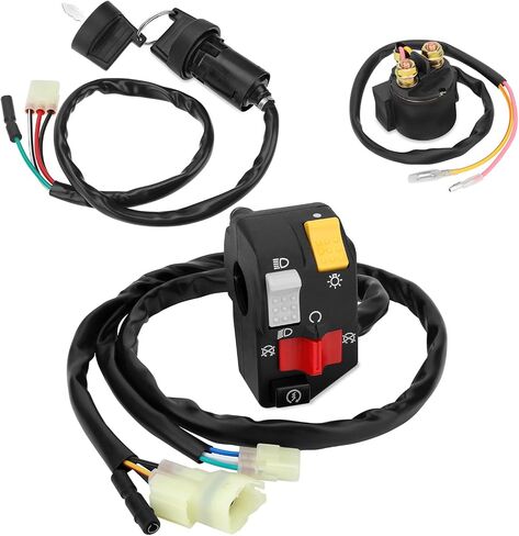 M MATI Handlebar Key Starter Relay Switch Kit for Honda TRX250EX 250EX Sportrax 250 2006-2007 35200-HN6-A31 35100-HN6-A30 35850-HM8-A41 in Saudi Arabia
