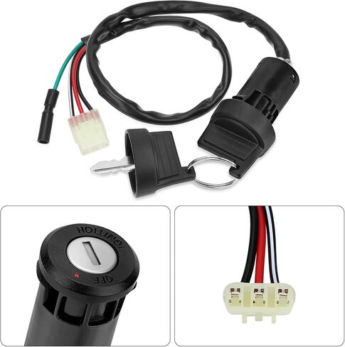 M MATI Handlebar Key Starter Relay Switch Kit for Honda TRX250EX 250EX Sportrax 250 2006-2007 35200-HN6-A31 35100-HN6-A30 35850-HM8-A41 in Saudi Arabia