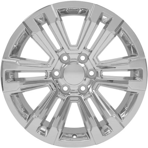 إطارات OE Wheels CV44 مقاس 20 بوصة تناسب طراز يوكون دينالي 6x139.7 20x9 كروم - هولاندر 5822 (1) in Saudi Arabia