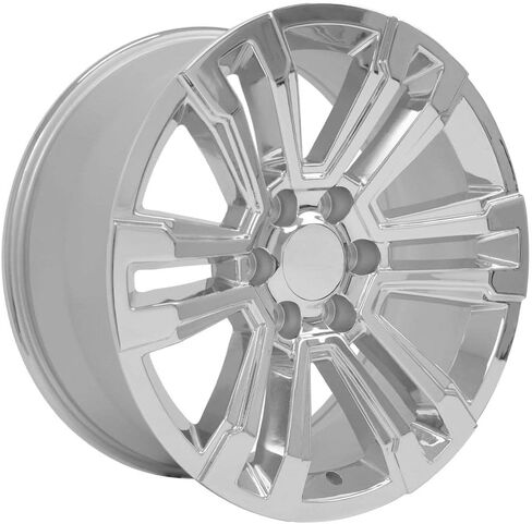 إطارات OE Wheels CV44 مقاس 20 بوصة تناسب طراز يوكون دينالي 6x139.7 20x9 كروم - هولاندر 5822 (1) in Saudi Arabia