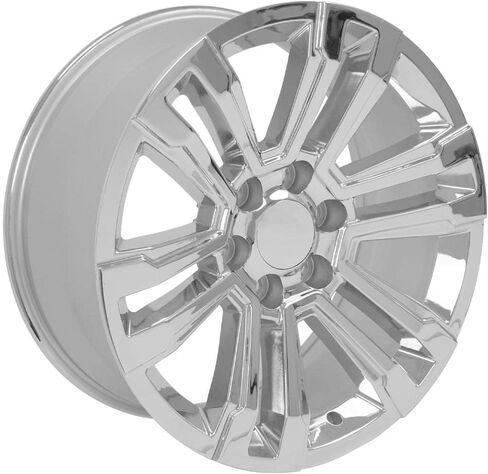 إطارات OE Wheels CV44 مقاس 20 بوصة تناسب طراز يوكون دينالي 6x139.7 20x9 كروم - هولاندر 5822 (1) in Saudi Arabia