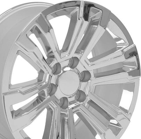 إطارات OE Wheels CV44 مقاس 20 بوصة تناسب طراز يوكون دينالي 6x139.7 20x9 كروم - هولاندر 5822 (1) in Saudi Arabia