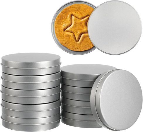 10pcs Korean Sugar Candy Making Tool Sugar Game Tin Candy Tins Round Making Box Cookie Cutters Tin Box for Christmas Party Favors in Saudi Arabia