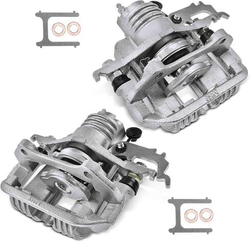 A-Premium Disc Brake Caliper Assembly with Bracket Compatible with Select Chevrolet and Pontiac Models - Camaro & Firebird, 1988 1989 1990 1991 1992 - Rear Driver and Pasenger Side, 2-PC Set in Saudi Arabia